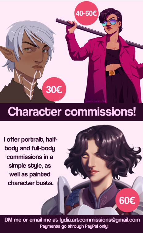 gaea-arts:Hey guys, I’m in pretty dire need of a second income as me and my boyfriend’s work is not 