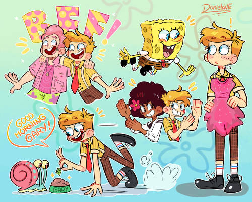 danyve16:THIS MUSICAL IS SO GOOD!!! ✨Some drawings I made from the SpongeBob Musical! Hope u like it