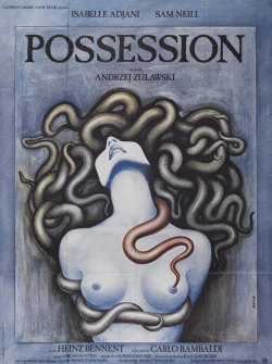 movieposteroftheday:  French grande for POSSESSION (Andrzej Żuławski, France/W. Germany, 1981) Artist: Barbara “Basha” BaranowskaPoster source: Heritage AuctionsR.I.P. Andrzej Żuławski (1940-2016)