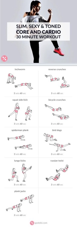 &ldquo; Core &amp; Cardio - 30 min Workout &rdquo;