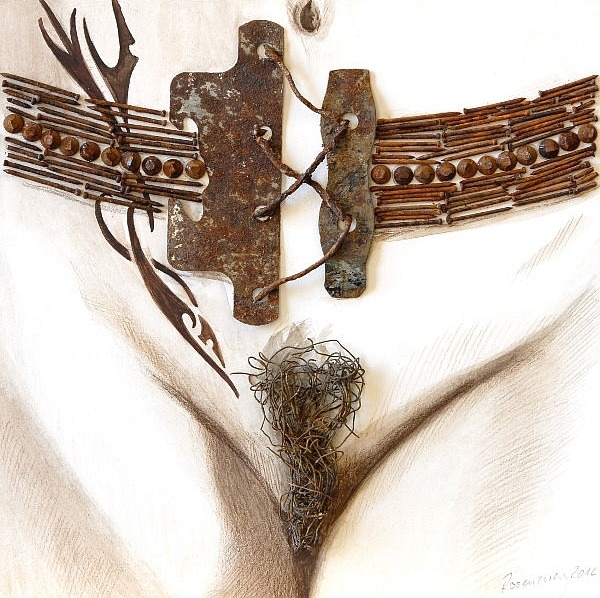 frank-rosenzweig:  &ldquo;Puschel-Muschel&rdquo; Assemblage, Iron scrap (recycled