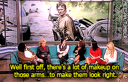 meesaa:  Norman Reedus on The View ( x ) 