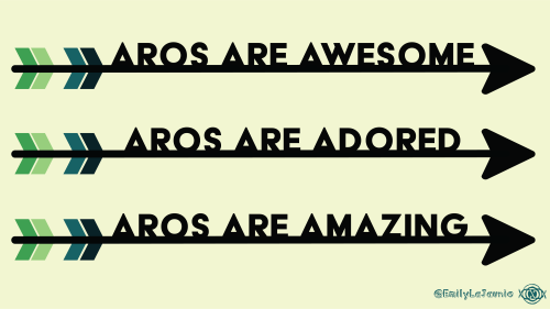 Post 4: Aros Are AwesomeA reminder to all my fellow aros! We are amazing!Happy Aromantic Spectrum Aw