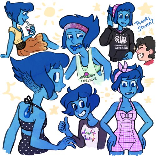 otparty:  lapis with diff clothes & hairstyles, adult photos