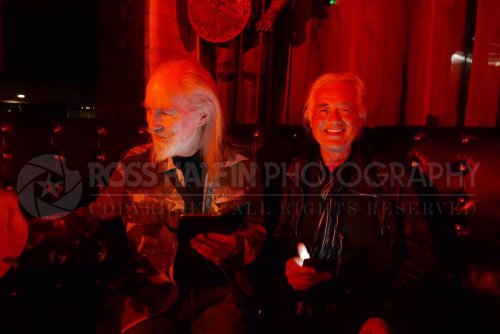 babe-i-am-not-foolin: Jimmy Page and Roy Harper during a night out in London (September 1, 2016)