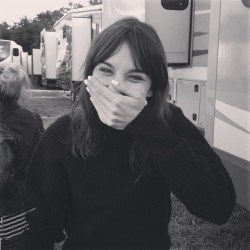 Celebsoninstagram:  Alexa Chung: “#Tbt Ecstatic At Glastonbury. By @Feefehbrown”