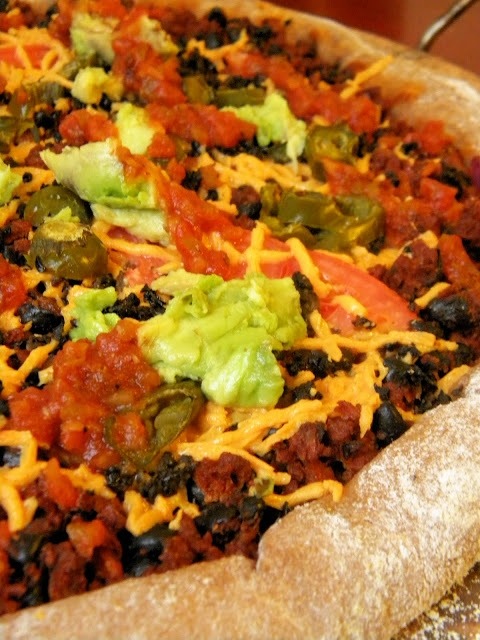 vegan-yums:  Mexican pizza *~* Nacho pizza adult photos
