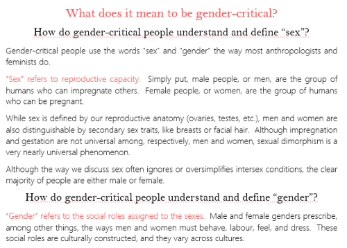 fyxan:this is my “gender criticism” cheat sheet.  it’s a term so nascent it d