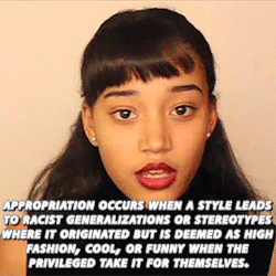 amandla:  yizere:Amandla Stenberg discussing appropriation of black culture. (x)  this is so cool!