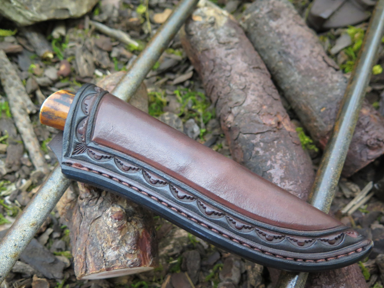 behringmade:  Though the blade is short in comparison to most Behring Made Knives,