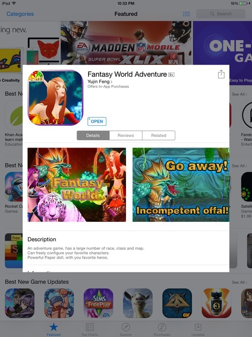 so i was hunting around the app store....