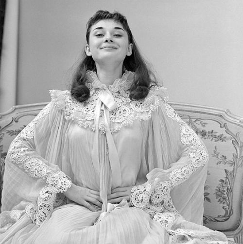 Audrey Hepburn as Gigi, 1952 by Norma Parkinson