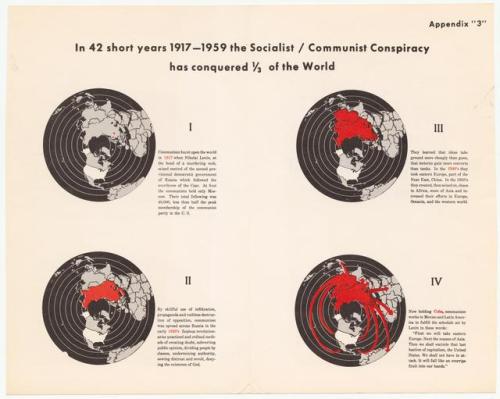 In 42 short years, the Socialist/Communist Conspiracy has conquered one-third of the World