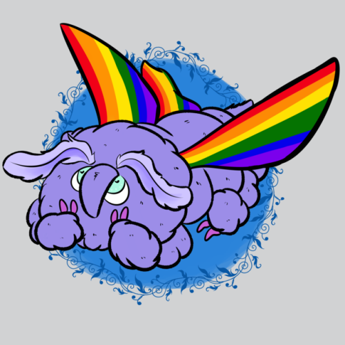 viper-menae:Made some pride moths for this month’s LGBTQIA+ pride!! (pt 1) (pt.2)Anyone can use thes