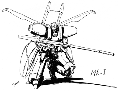 szmigiel:Mamoru Nagano mecha designs 