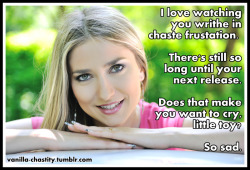 Cock-Caged Sissy Slut Chastity Captions and Stuff