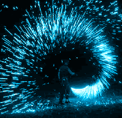 onecenturion:  celiabasto:  100% ART  Steel wool on fire with a cool filter on the
