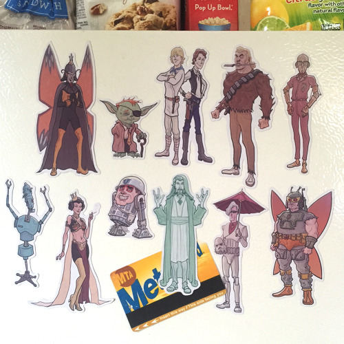 landomcquade: Venture Bros/Star Wars prints and magnets now available thru my shop. Slap Brockbacca,