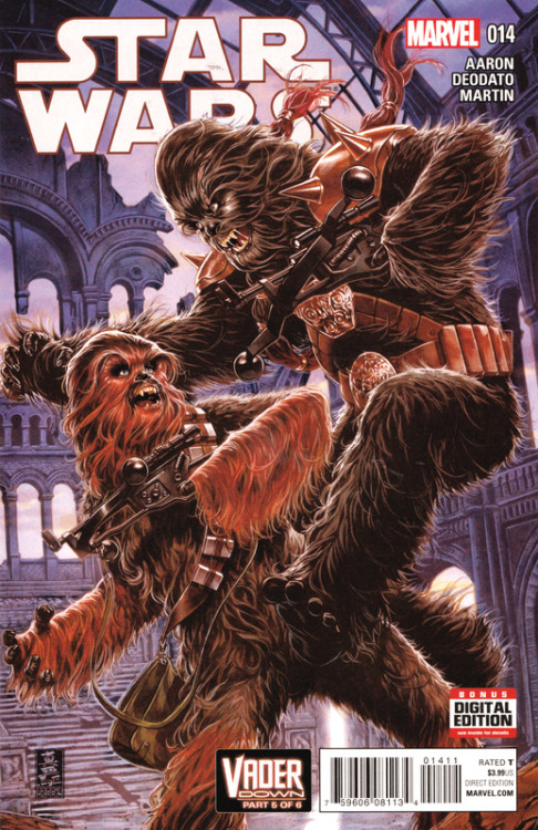comicbookcovers:  Let The Wookie win…some covers featuring Chewbacca