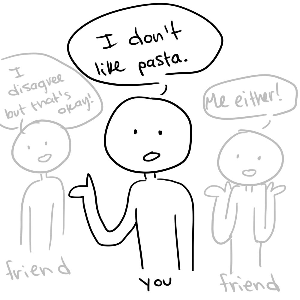 ippoarts:  tagging your hate is like going to a pasta convention and screaming that