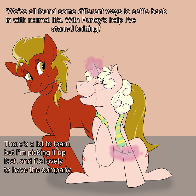 ask-king-sombra:  Meanwhile, at the Canterlot Rehabilitation Center with Achy Breaky