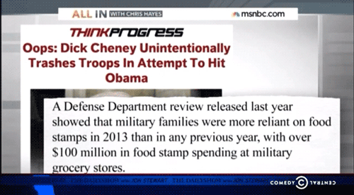 comedycentral:  Click here for more on the Obama administration’s cuts to the defense budget from last night’s Daily Show. 