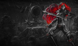 Monochromatic Splash Art: High Command Katarina