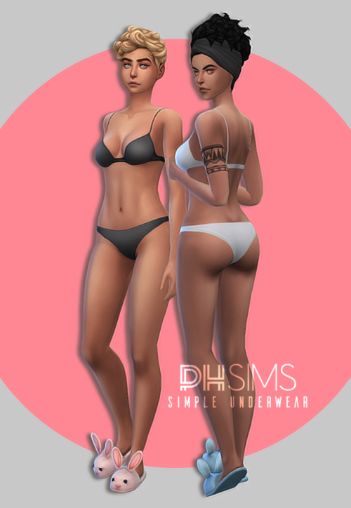 Another item I did for personal use and I decided to share. A very basic set of underwear. Hope you 