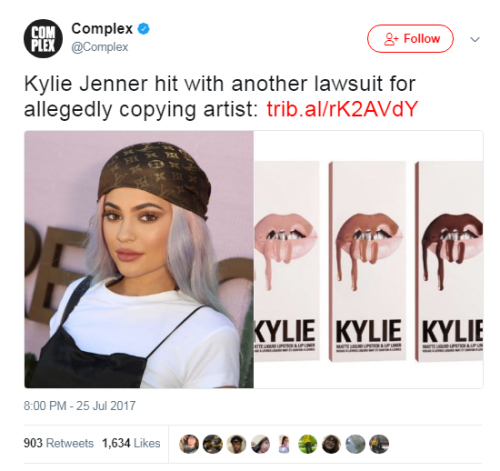 onlyblackgirl:  the-real-eye-to-see:  Will she ever be punished for this shit?  She’s being sued for both this and the tshirts. Kris must not be managing them no more cuz they taking Ls every week.