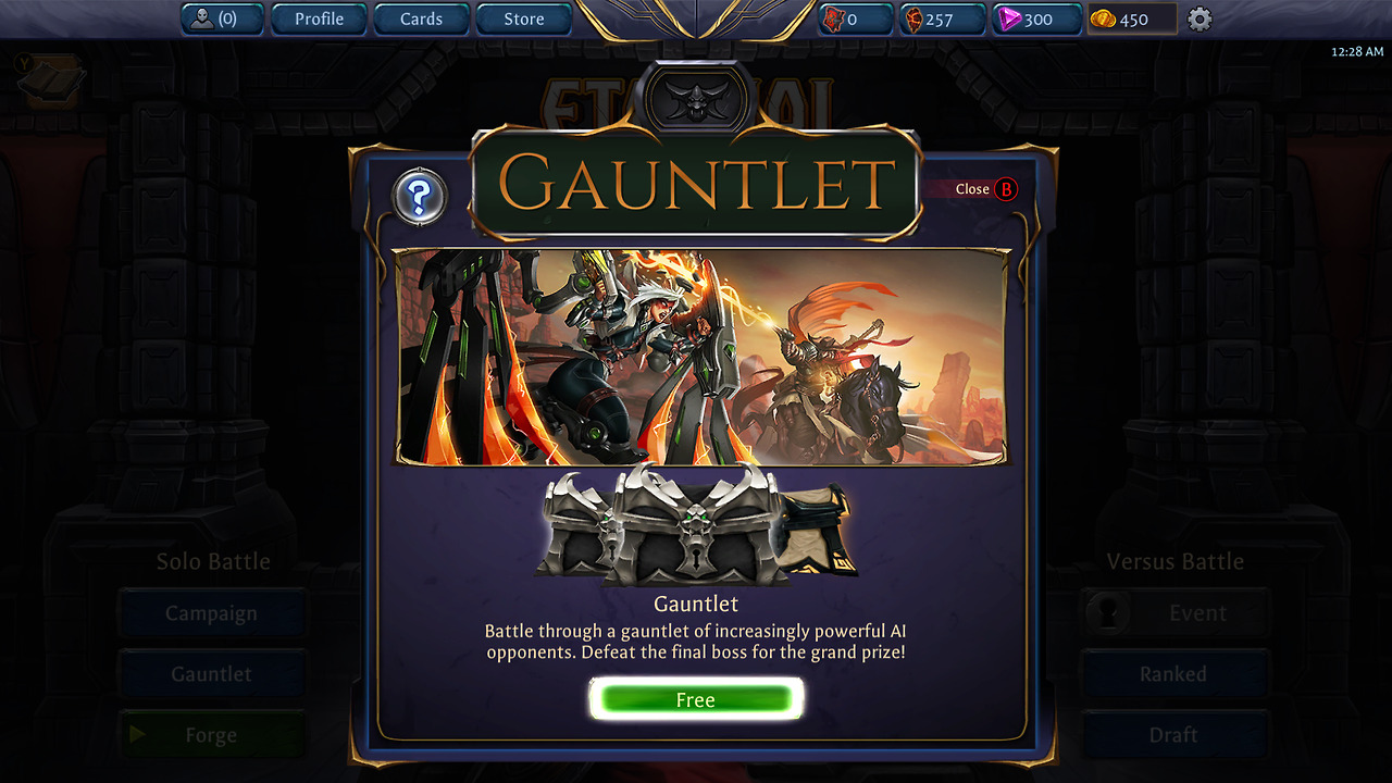 eternal card game gauntlet eternal card game gauntlet