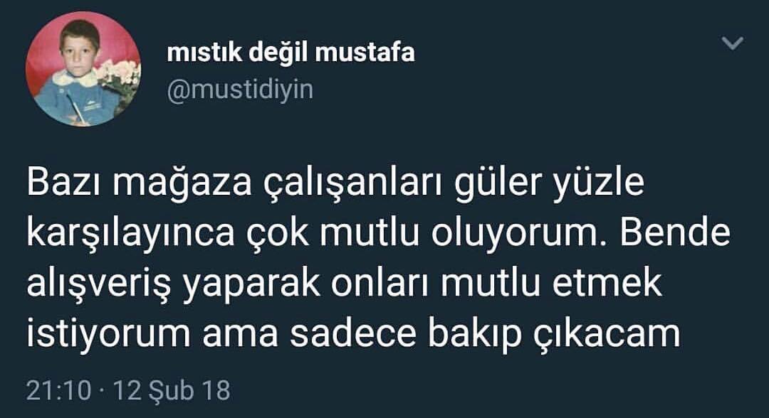 Bazı mağaza çalışanları...