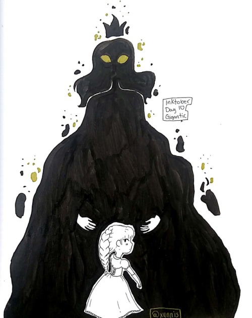 Inktober Days 9 And 10:: Screech And Gigantic