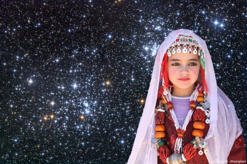 azul Amazigh girl from Morocco