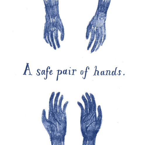 catherinepapeillustration:A safe pair of hands.