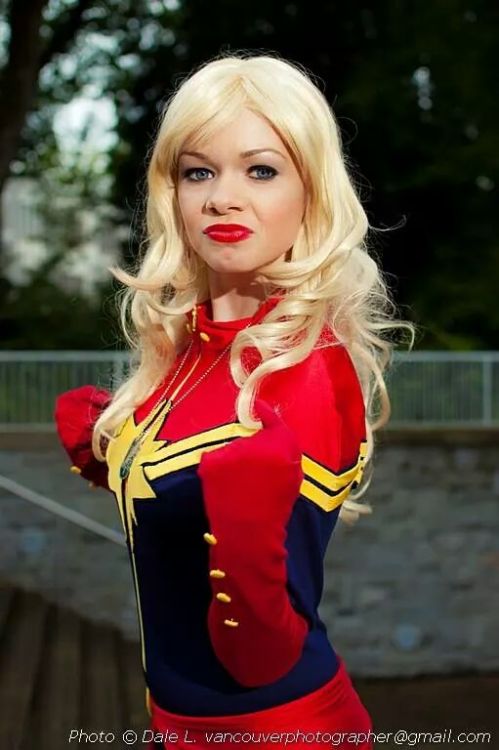 talkaboutspaceships:  More of my Captain Marvel cosplay taken at NWFF! Cosplay by me ( talkaboutspaceships ) Photo by Dale L of Vancouver Photographer 