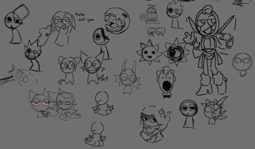 Random Drawings With Friends --> @nonsensicallyhere And @filec5also Hi!! Im Actually Alive For Once