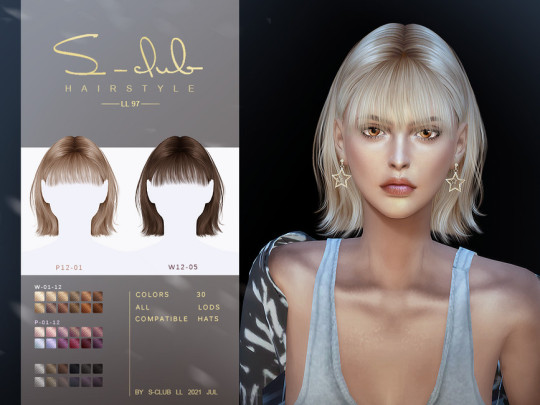 sims 4 cc hair blonde streaks sims 4 cc hair blonde streaks