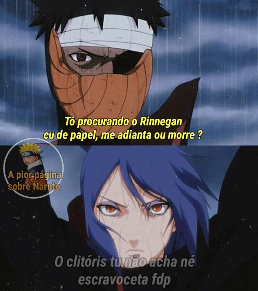 Emoção mesmo era ver o Naruto ficar assim já dava pra saber que o bagulho ia  ficar doido - iFunny Brazil