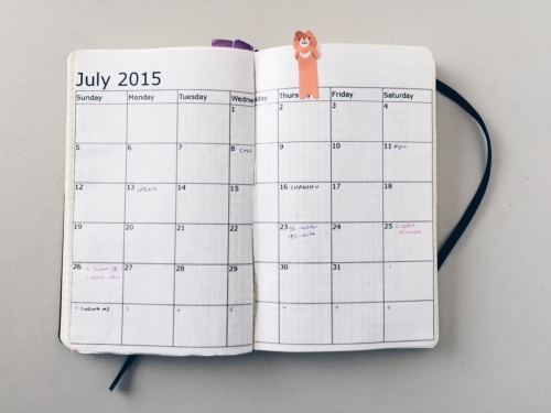 365text: 07.26.15.for the anon who wanted to see more pictures of my bullet journal! this was from l