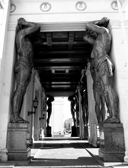 theimperialcourt:   The Hermitage Portico, St Petersburg 