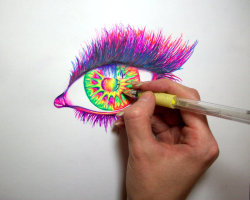 kiss-mythirdeye:starsnico: Gel pens are awesome!   DUDE 