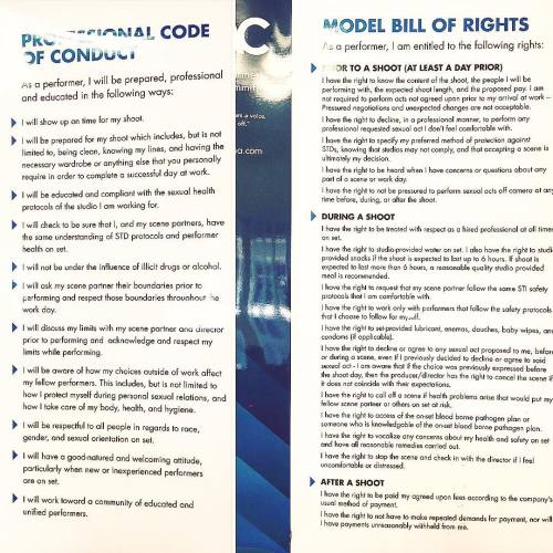 #APAC &rsquo;s #codeofconduct &amp; model #billofrights posted inside the #talenttesting off