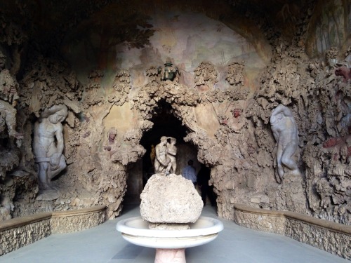 The Grotto in the Boboli Gardens at the Pitti Palace.