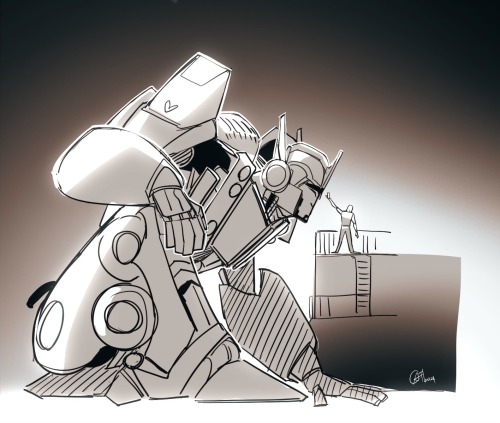 Hi, Hi! I Have To Say That As An Optimus Fan I'm In Love With Your Drawings . Catimus Prime Especially,
