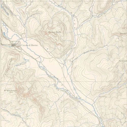 We found thins great topographic map of Crested Butte, CO on the @esrigram website where they have t