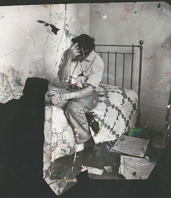 phhfineart:  Lucien Freud by John Deakin. Photograph used by Francis Bacon as the basis for his pain