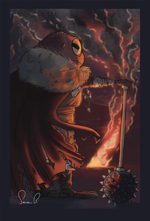 mylifeisadeceit:sssara-b:February | Barbarian FrogBartholomew, the Barbarian toad, who uh… sets peop