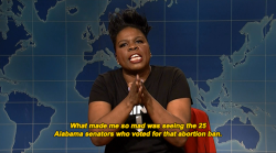 bob-belcher: SNL Weekend Update: May 18th 2019, Leslie Jones on the new abortion laws