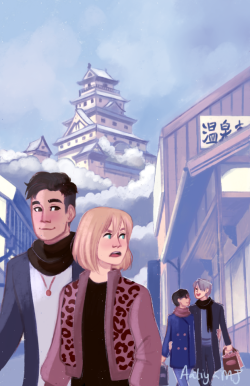 aaaliyaamj:Yuri won’t admit it but he enjoys winters in Hasetsu. My piece for the @fairypunkzine from months ago that I completely forgot to post. 😅
