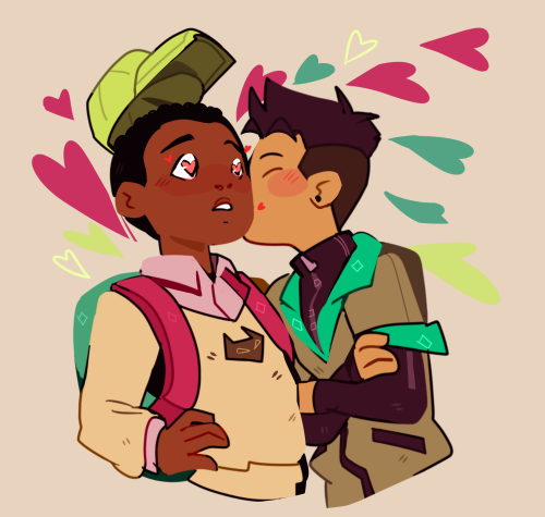 zxid: quick drawing to celebrate Kipo new season and, gay rights! ‍